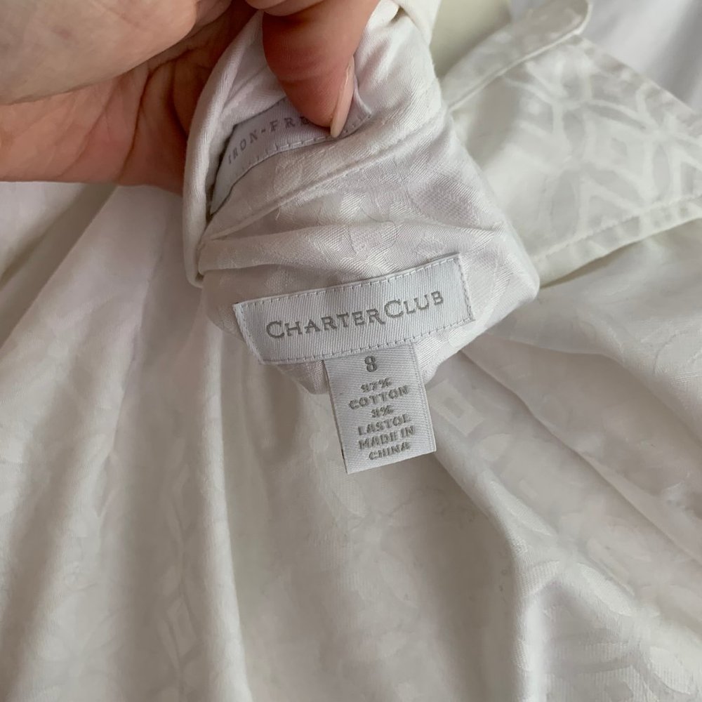 White button down tunic - Picture 3 of 3